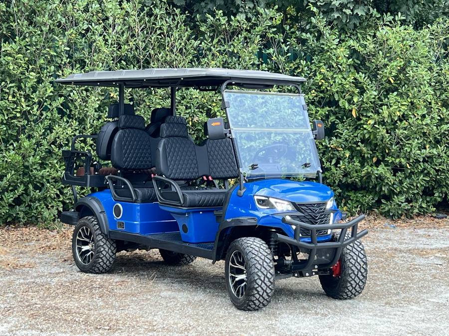 Land Runner Six, Cobalt Blue, front